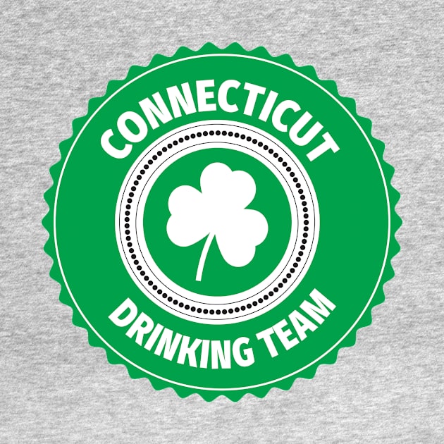 Connecticut Drinking Team Lucky St Patrick's Day Shamrock by ChangeRiver